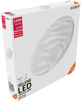 Avide LED Μοντέρνα Πλαφονιέρα Οροφής Selene 24W 380x70mm Λευκό 4000K